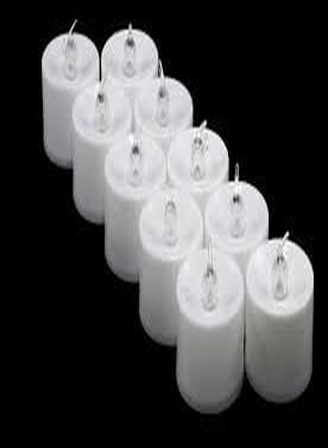 SEER Candle Light 24 Pcs Acrylic Flameless & Smokeless Decorative Tea Light Candles, Perfect for Home Decoration, Diwali Light - Image 4